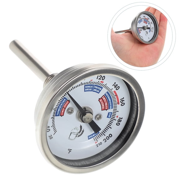 Phenofice Stainless Steel Dial Thermometer for Accurate Temperature Measurement, , 1 Piece