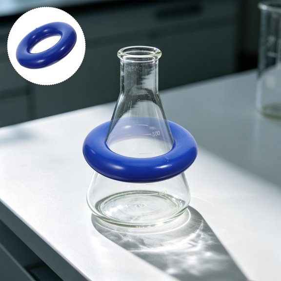 Phenofice Sturdy Blue Weighted Ring for Erlenmeyer Flasks with Anti Tipping PVC Coating