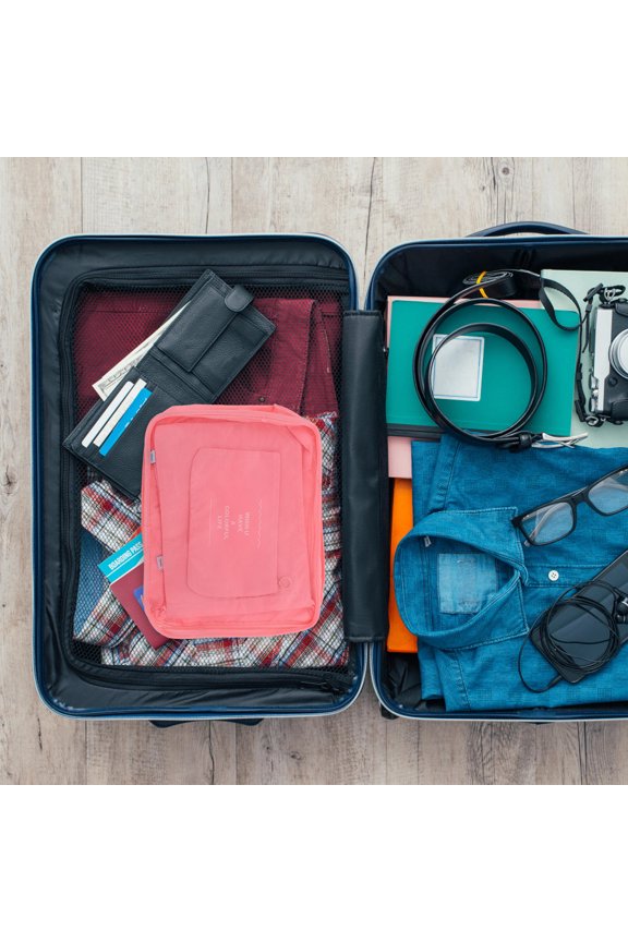 Cosmetic Bags Pink 1 Set 36x26in