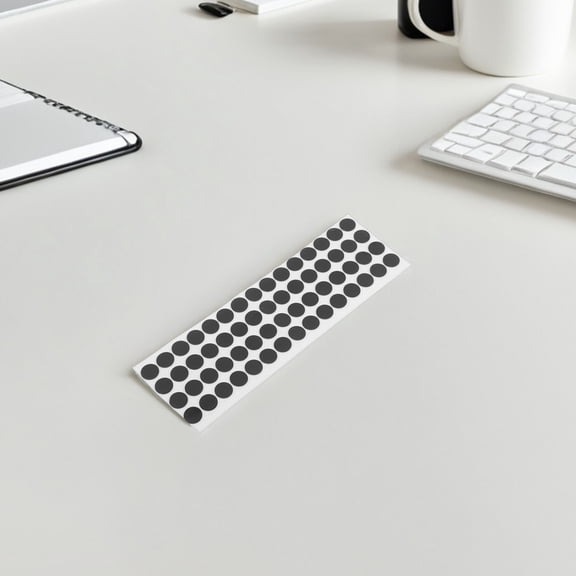 Phenofice Ultra Thin Black Phone Grip Sticker Dots with High Adhesion and No Residue
