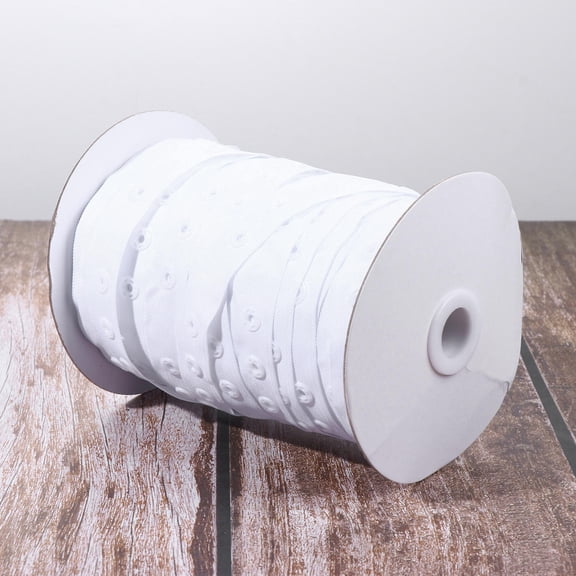 Phenofice White Fastener Press Buckle Curtain and Clothing Accessory 2 Pieces