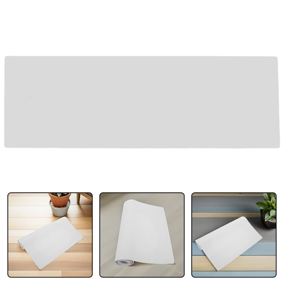 Phenofice White Vanity Mat for Makeup Table Durable Heatproof Waterproof Desk Cover Protector