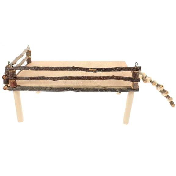Phenofice Wood Hamster Platform Multifunction Ladder for Hamsters and Gerbils