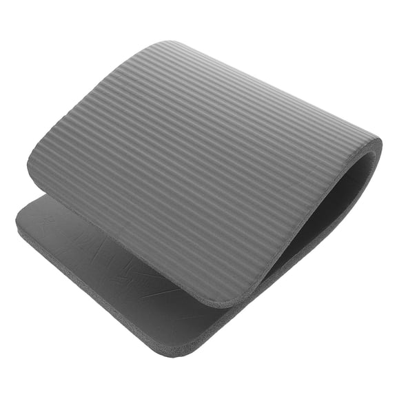 Phenofice Grey Yoga Knee Pad Cushion with Shock Absorbing Support for Planks, Elbows, and Joint Comfort