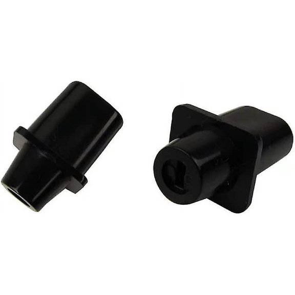 Phenolic Husk Socket For Standard Turn Knob, Perpendicular Orientation Ensures Precise Control, UL Listed 2 Piece Bottom Screw Terminals For Safe And Secure Connections (2 PCS)