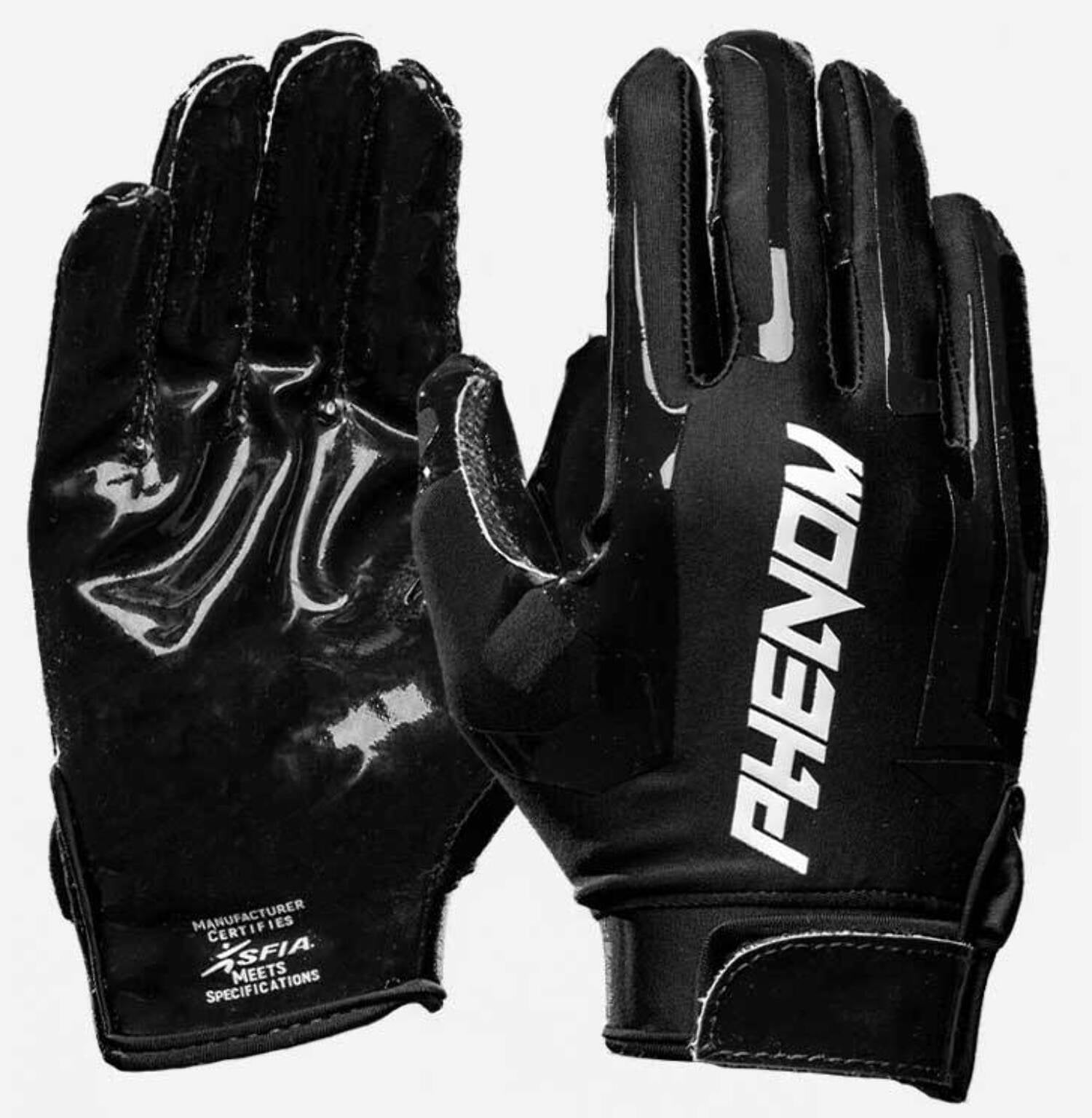 Phenom Elite Black Football Gloves VPS1