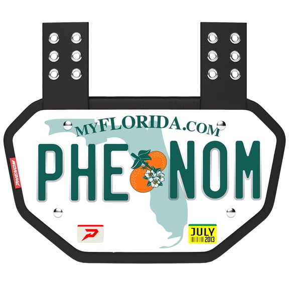 Phenom Elite Football Back Plate - Florida