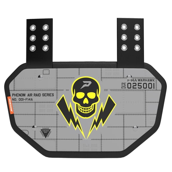 Phenom Elite Football Back Plate - Warhawk