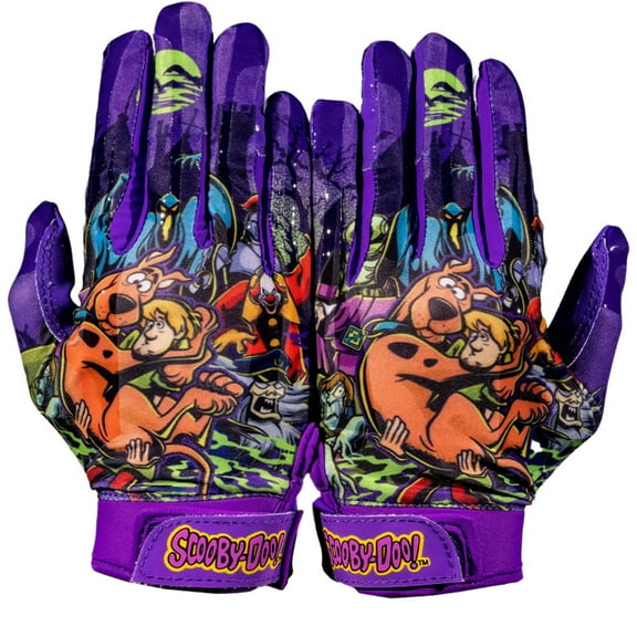 Phenom Elite Scooby-Doo 'Unmasked' Football Gloves, VPS1, Purple