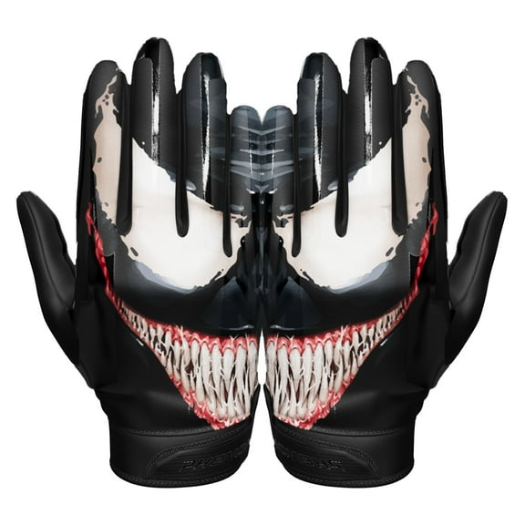 Phenom Elite Villain VPS3 Football Gloves, VaporStick Grip, Youth