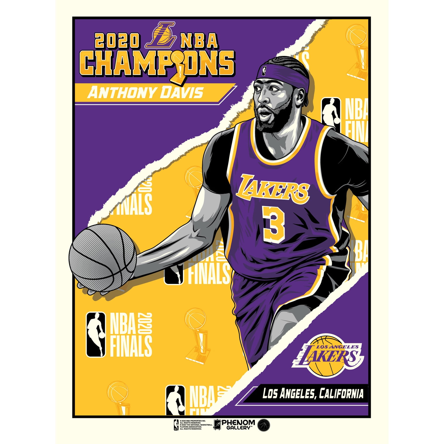 Los Angeles Lakers 2020 NBA Champions official merchandise, buy now