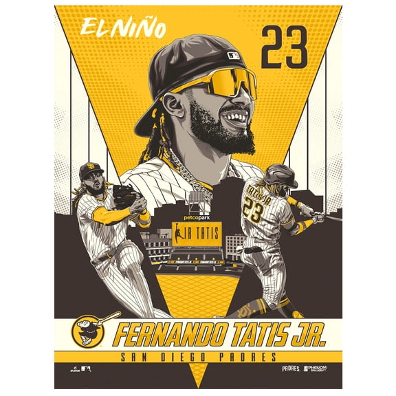 Phenom Gallery Fernando Tatis Jr. San Diego Padres 18'' x 24'' Serigraph