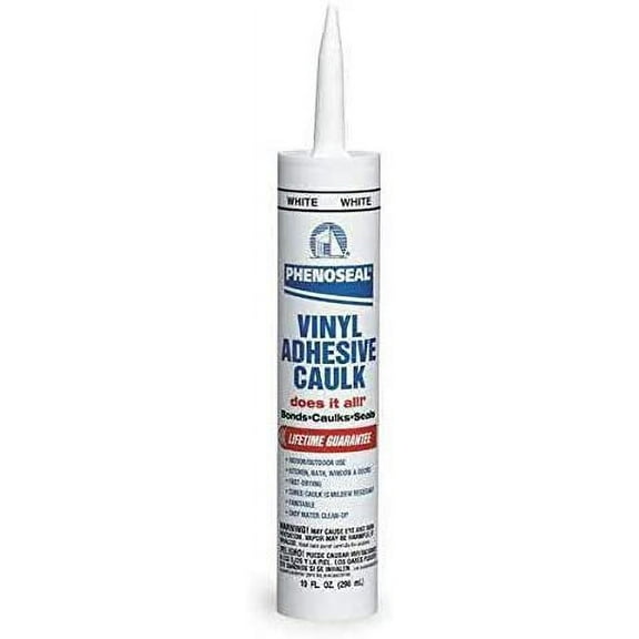 Phenoseal Vinyl Adhesive Caulk, 10 oz