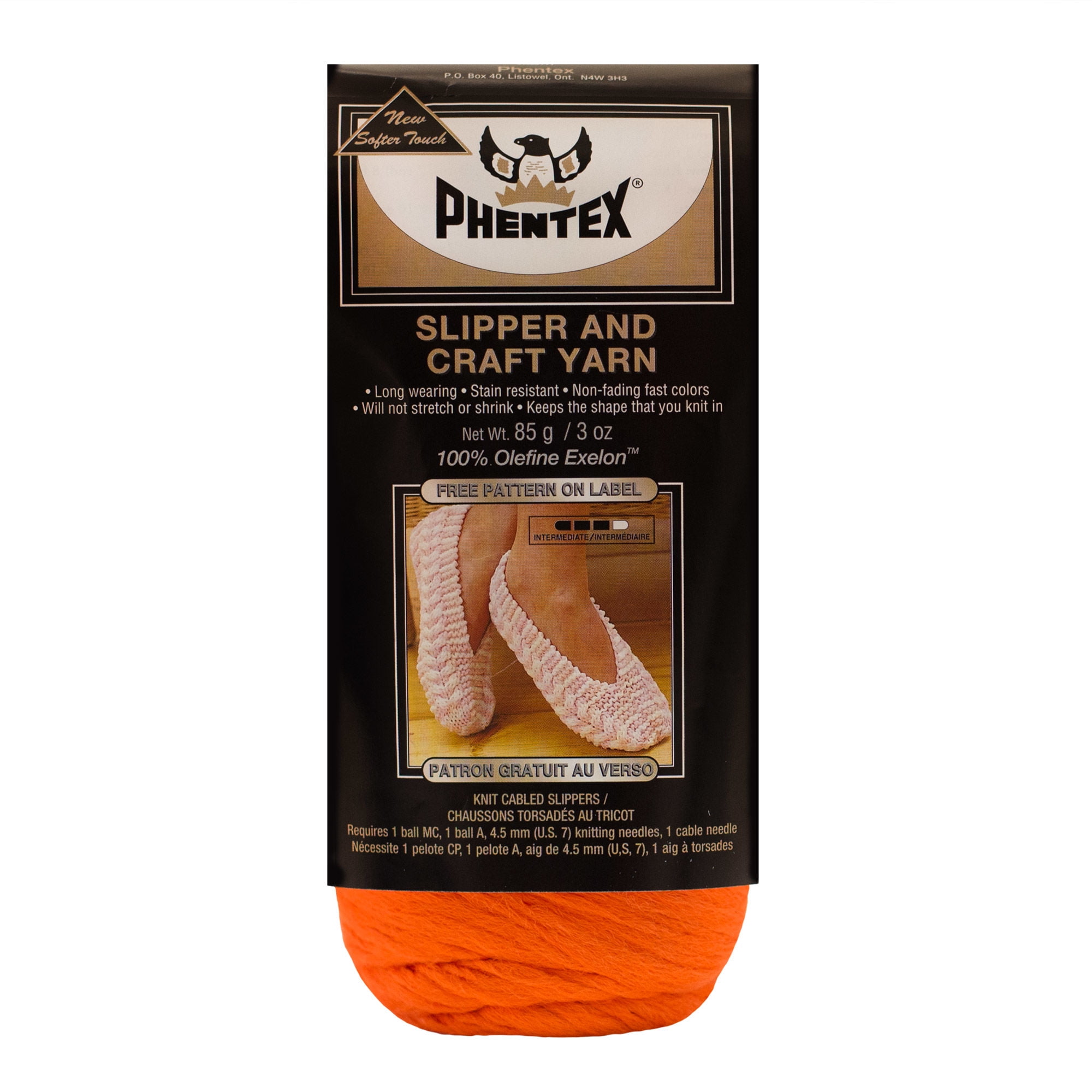 Phentex Slipper and Craft Yarn