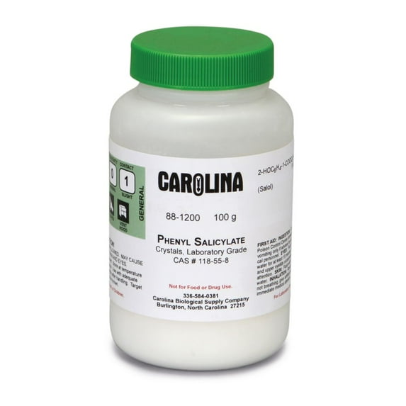 Phenyl Salicylate, Crystal, Laboratory Grade, 100 G