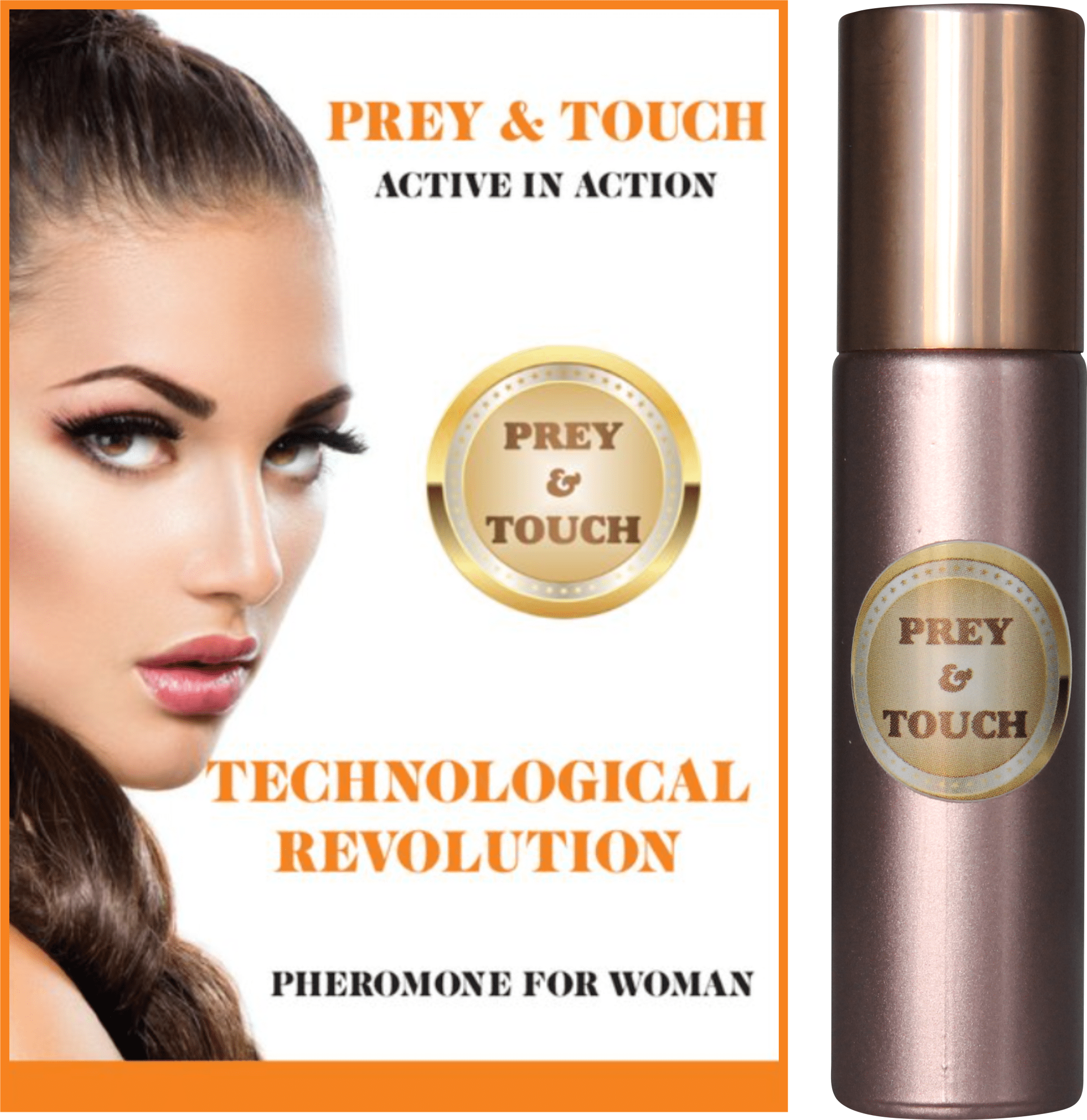 Pherolec Global Prey&Touch 100% Pheromone for Women Pheromones Perfume for Women to Seduce Men Essential Oil Long-lasting Infused Scent Travel Perfume Con Feromonas for Womens Fragrances 0.27 Fl. Oz.