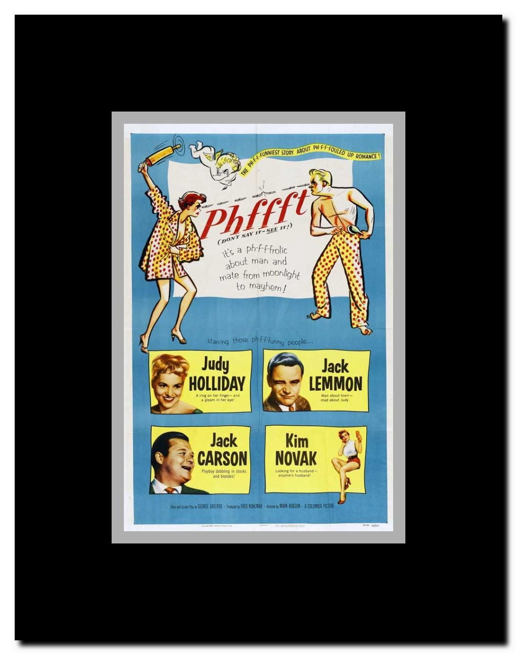 Phffft! Framed Movie Poster