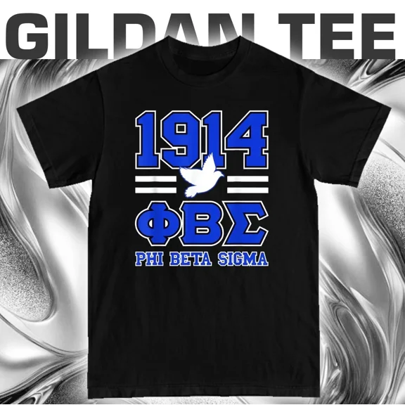 Phi Beta Sigma 1914 Fraternity Greek Unisex T-Shirt, S-5XL