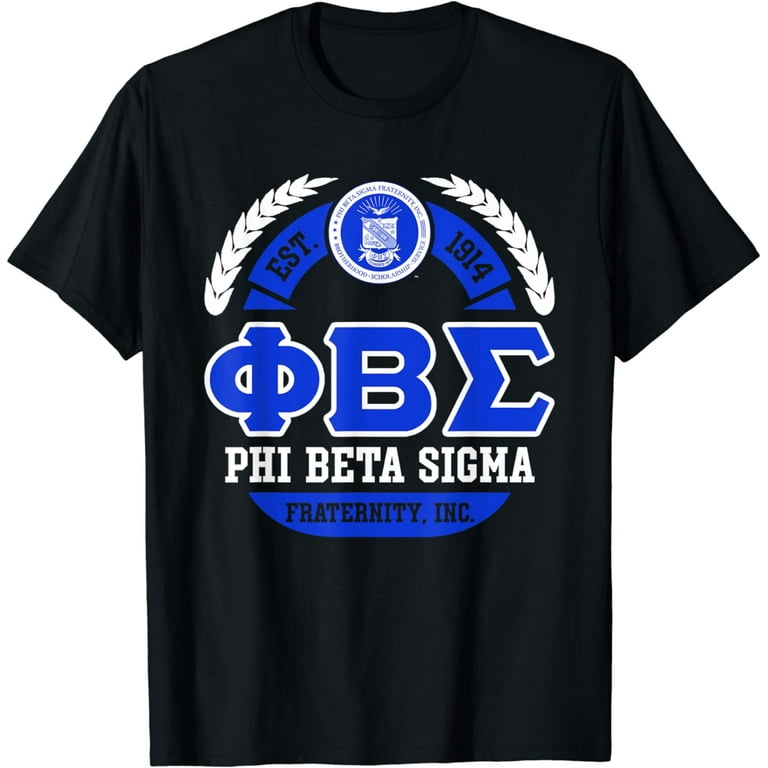 Mens Phi Beta Sigma Blu Phi Men's T-Shirt Mens Phi Beta Sigma Blu Phi Men's T-Shirt