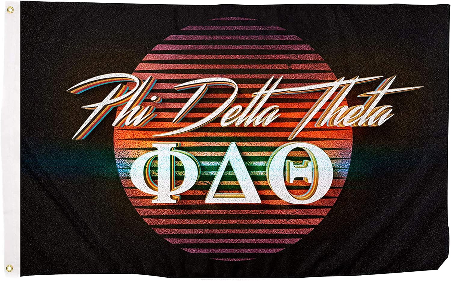 Phi Delta Theta 80's Letter Fraternity Flag Banner 3 feet x 5 feet Sign ...