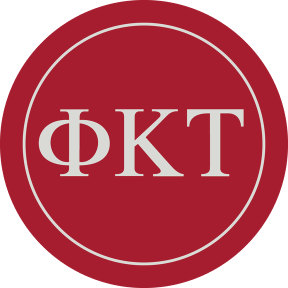 Phi Kappa Tau Car Decal Sticker - Officially Licensed Fraternity Window Sticker, Full Color Circle Logo Design