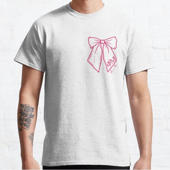 Phi Mu Bow Coquette Classic T-shirt