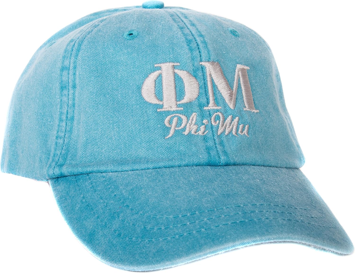 Phi Mu Sorority Baseball Hat – Adjustable Phi Mu Embroidered Cap With ...