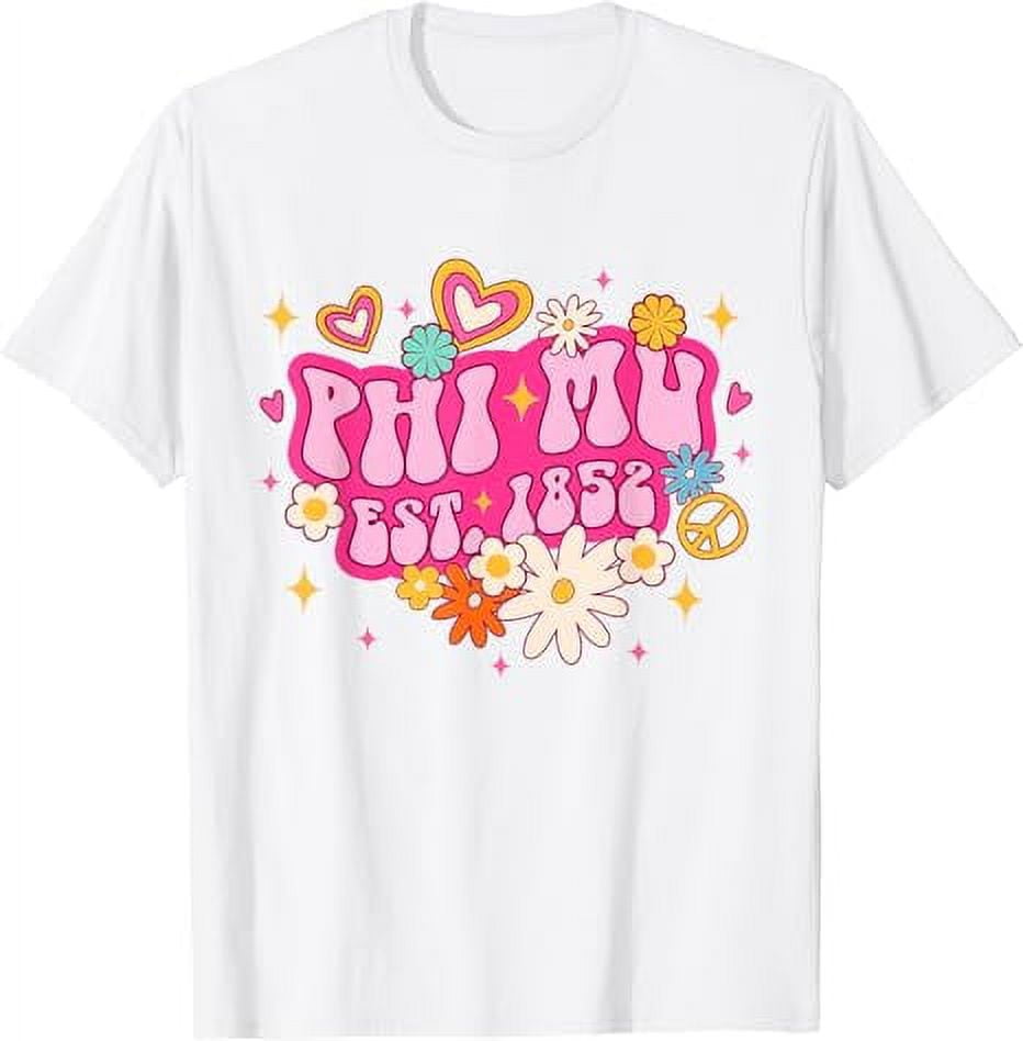 Phi Mu Sorority Sweatshirt - Go Greek Chic Est. 1852 Unisex Crewneck