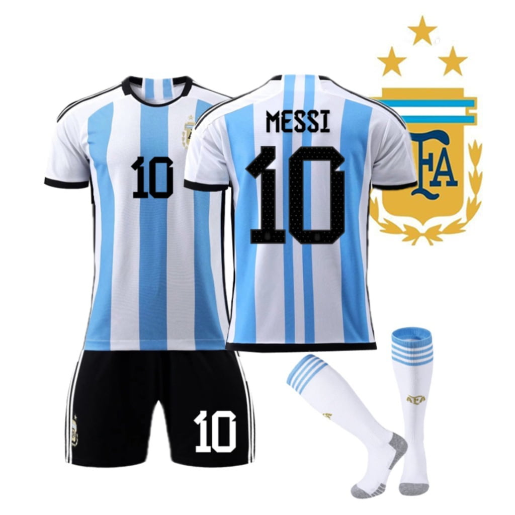 PhiFA Argentina National 10 Lionel Messi Jersey, Dominican