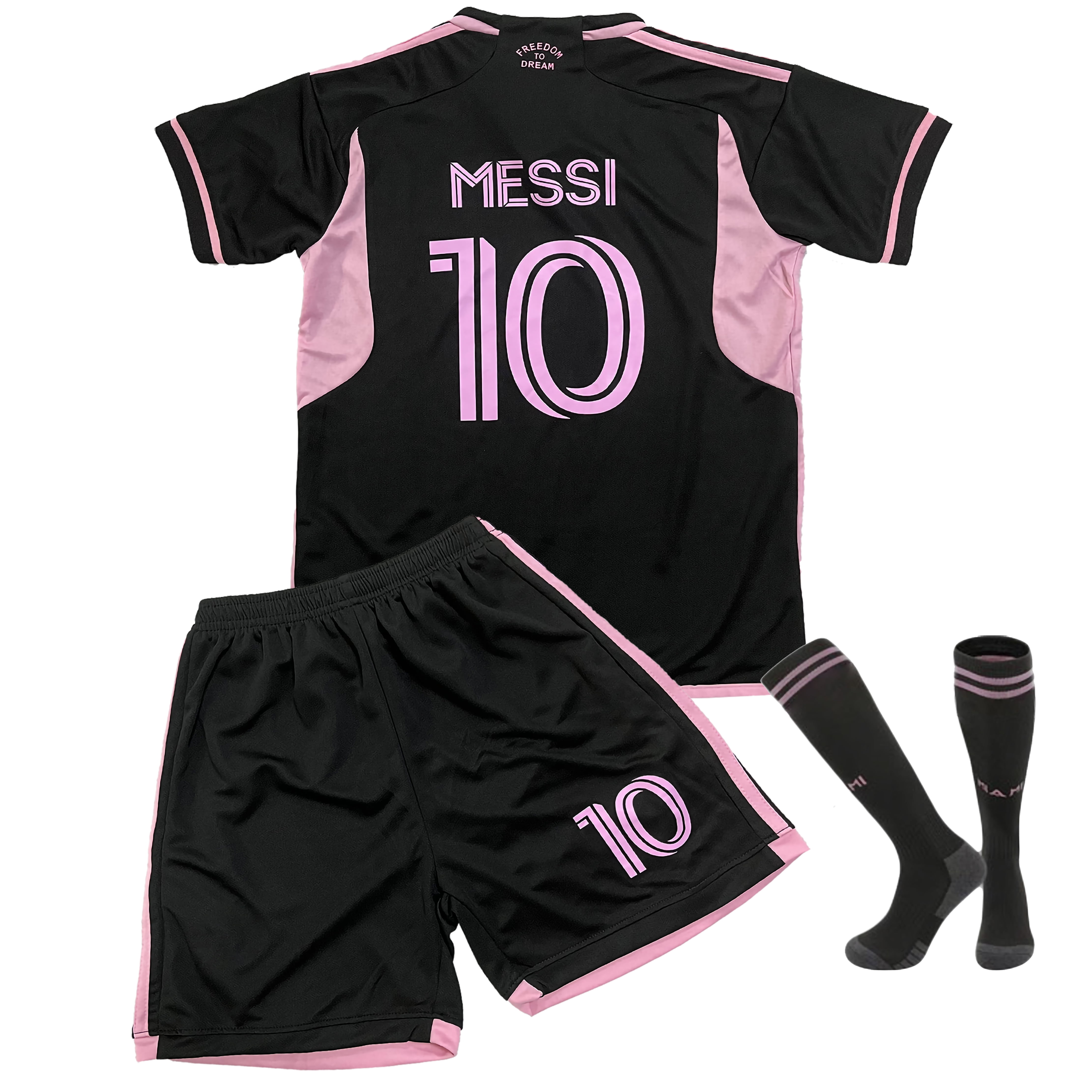 PhiFA Messi Soccer Jerseys for Kids Boys & Girls Number #10 Printed