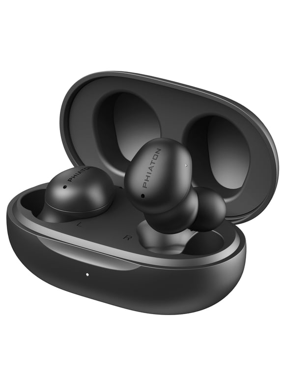Phiaton Bonobuds True Wireless Earbuds Bluetooth Active Noise Cancelling Earphones - Ambient Mode Headphones with Touch Controls - 20 Hr Battery and Quick Charge