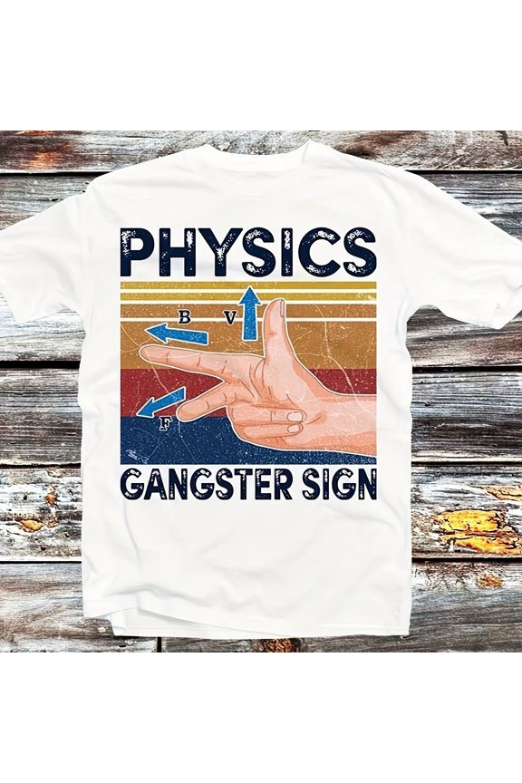 Phics Sign T-S1Hirt R Vintage D Vector Funny ParoD1Cience Cool Gift Design StY1Le Uni Top B23984