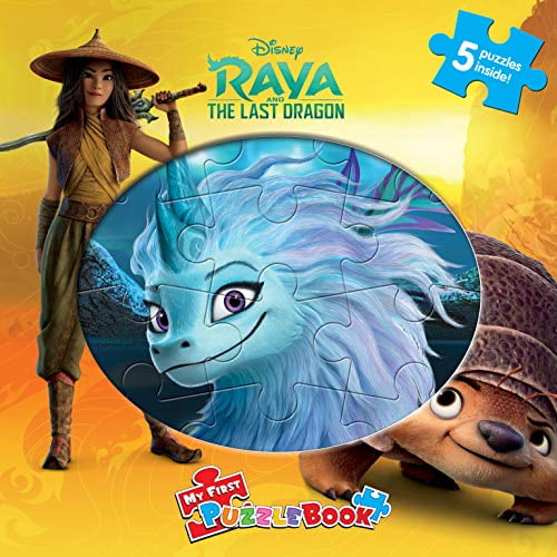 Pre-Owned Phidal - Disney Raya and the Last Dragon My First Puzzle Book Puzzles for Kids Children Learning Fun Board Publishing Inc.