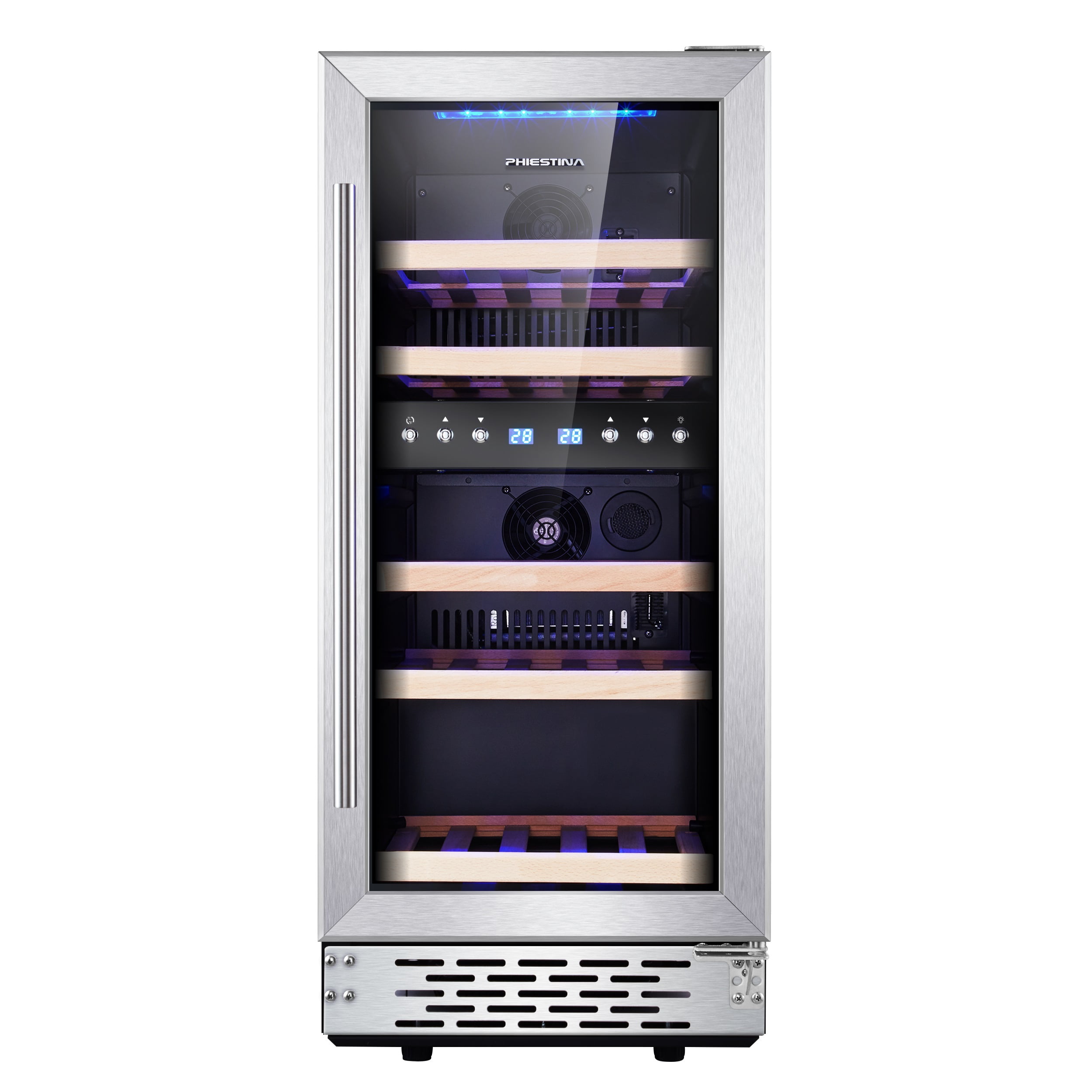 Phiestina bottle dual zone on sale freestanding wine cooler