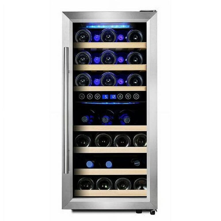 Phiestina 15 inch dual 2024 zone wine cooler refrigerator
