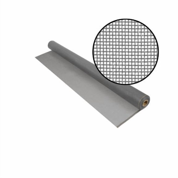 Phifer 100' x 48" Silver Gray Fiberglass Screen Wire 3003502 CA3