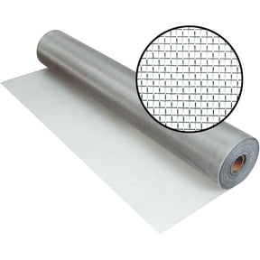 Phifer Screen Brite Aluminum Screen - Silver - 24' x 100' Residential Use, Standard Application