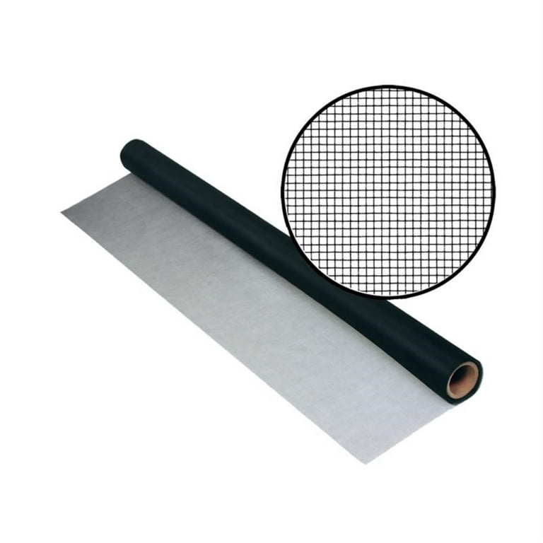 Phifer Wire 36 in. W X 84 in. L Black Polyester Pet Screen Cloth