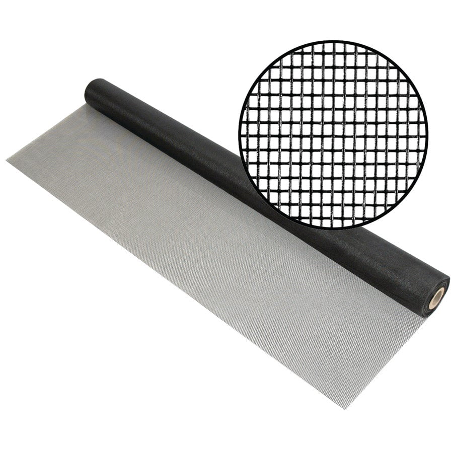 Charcoal Vinyl-Coated Fiberglass Pool Screen Cloth, 48 in. x 100 ft.