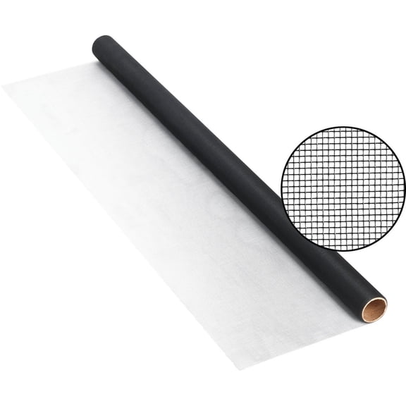 Phifer BetterVue Improved Visibility Fiberglass Screen - Black - 1 Piece, 36" x 84"