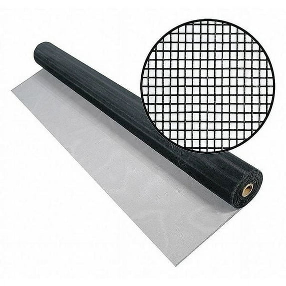 Phifer Screen, Roll, 50 ft L, 4 ft W, Charcoal 3001018