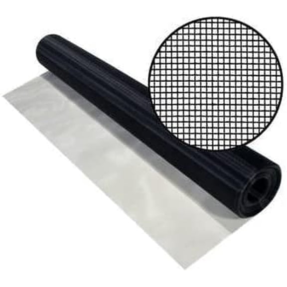 Phifer SeeVue Stainless Steel Screen Mesh Roll - 48 in x 100 ft - Durable, High-Visibility Screening