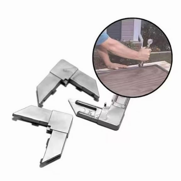 Phifer Wire 5060000 3 x 0.5 in. Plastic Screen Frame Corner, Gray - Pack of 4