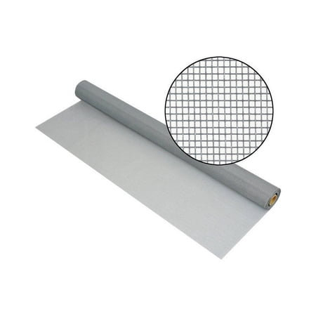 Phifer 30 In. x 100 Ft. Gray Premium Fiberglass Mesh Screen Cloth 3002197