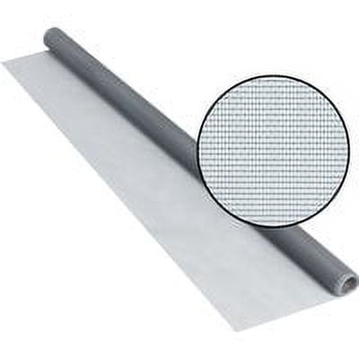 Phifer Screen, Roll, 7 ft L, 3 ft W, Gray 3003930