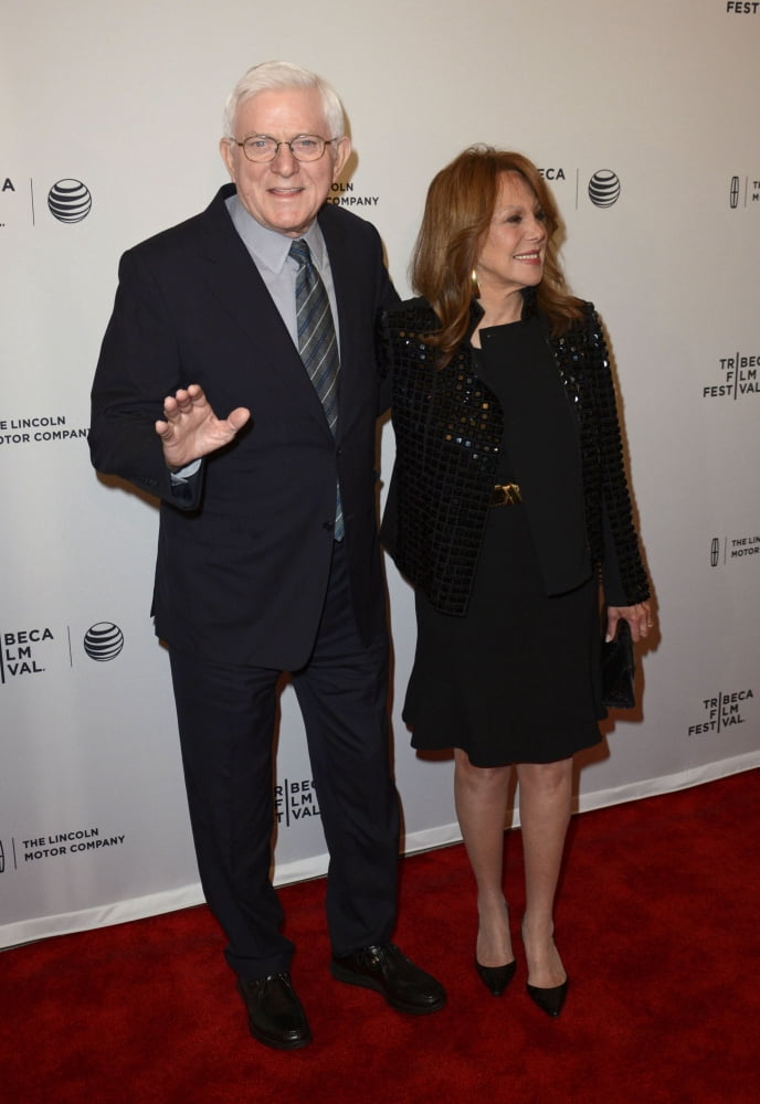 Phil Donahue, Marlo Thomas At Arrivals For All About Ann Governor