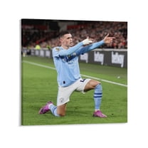 Phil Foden Canvas Poster Wall Art Poster Bedroom Prints Home Decor Hanging Picture Canvas Painting Posters 1 Wall Art Poster Scroll Canvas Painting Picture Living Room Decor Home 12x12inch(30x30cm)