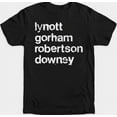 Phil Lynott Scott Gorham Robertson Brian Downey TShirt Thin Lizzy