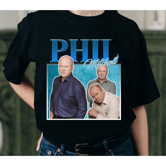 Phil Mitchell Homage T-Shirt, Steve McFadden Shirt, BBC Soap Opera Eastenders Shirt, Phil Mitchell Shirt For Fans