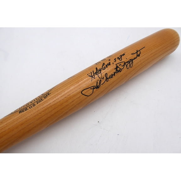 Phil Rizzuto Autographed Louisville Slugger Game Model Bat New York Yankees "Holy Cow" Beckett BAS QR #BU87140